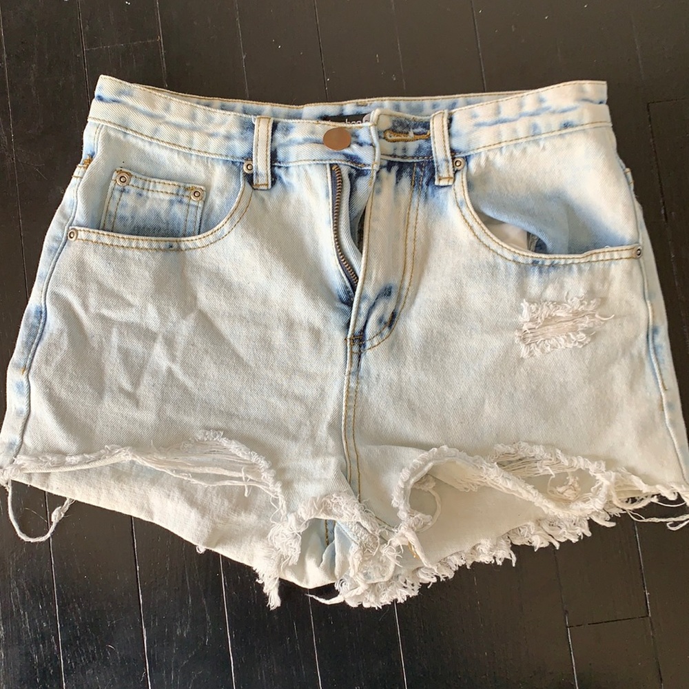 Boohoo denim shorts